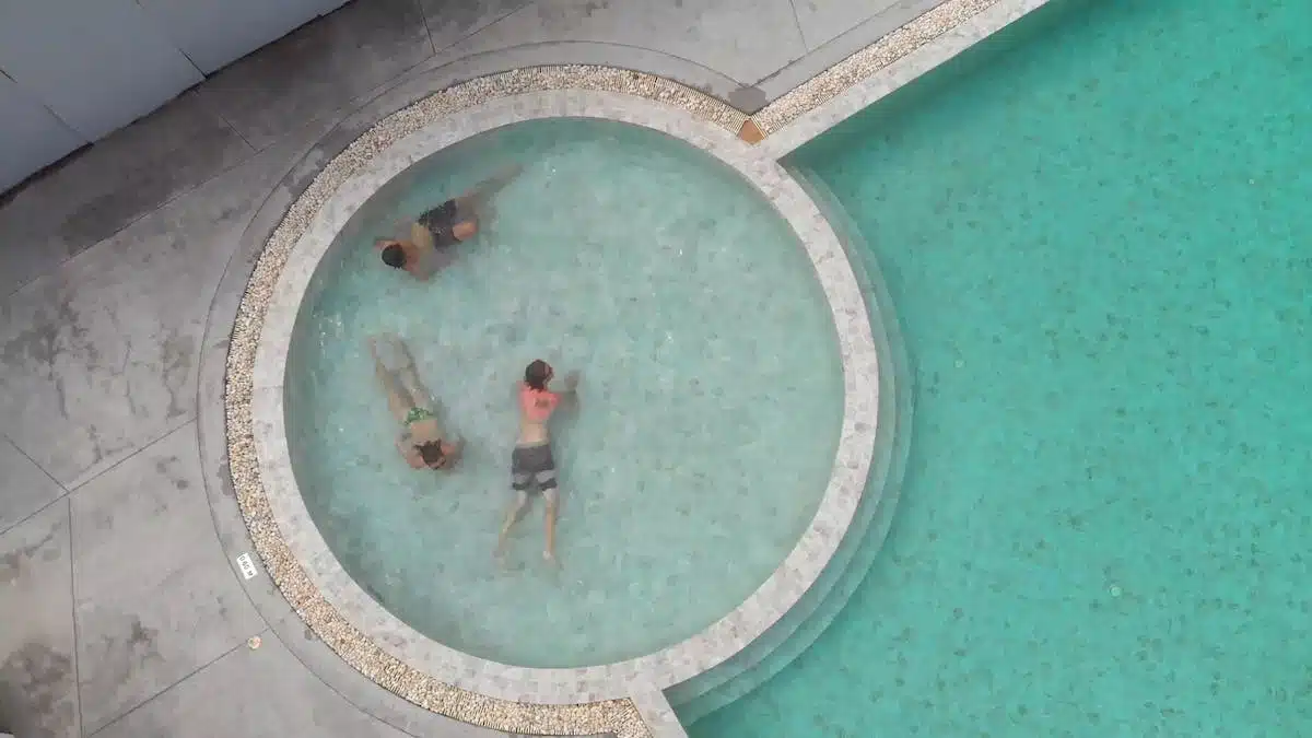 piscine  particules