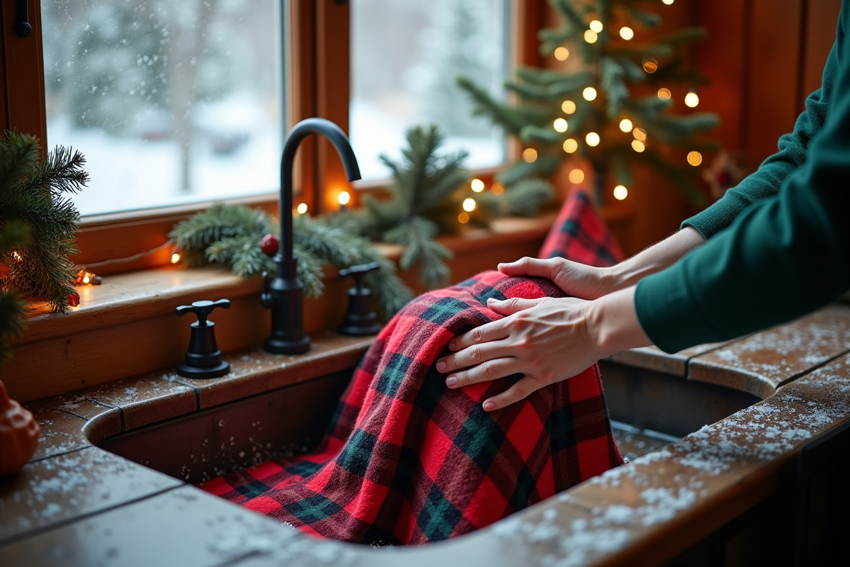 plaid noël